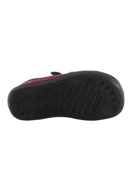 Calzado respetuoso abotinado Bar3foot Granate-Fucsia