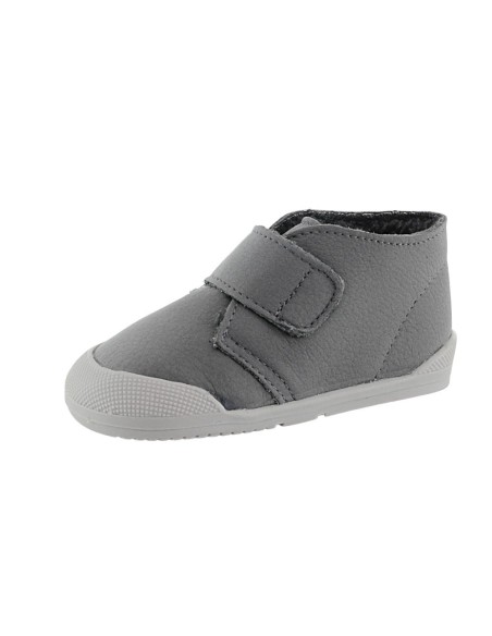 Botines respetuosos Blanditos Sansa Gris Borreguillo