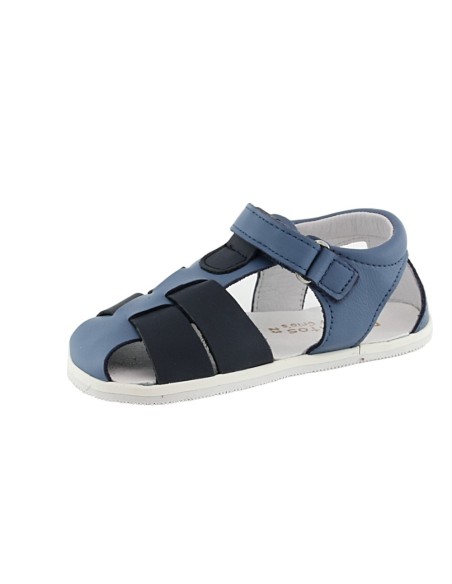 Sandalias respetuosas Blanditos Algodón Azul-Jeans