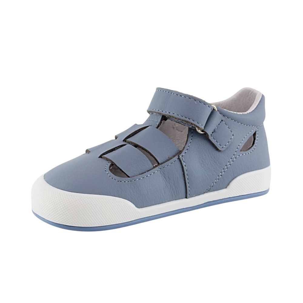 Sandalias cerradas barefoot Blanditos Oceano Azul