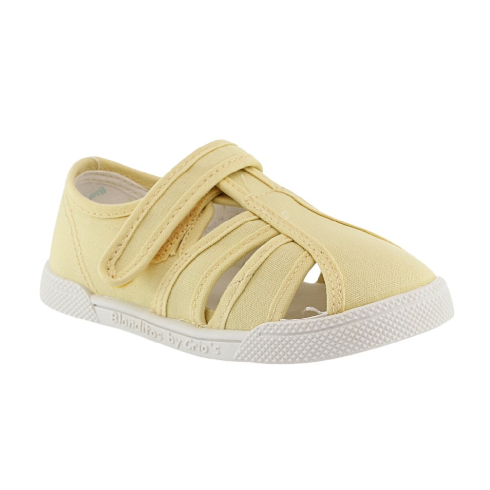 Sandalias de lona respetuosas Blanditos Mango Amarillo