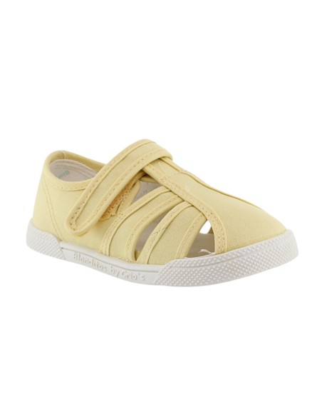 Sandalias de lona respetuosas Blanditos Mango Amarillo