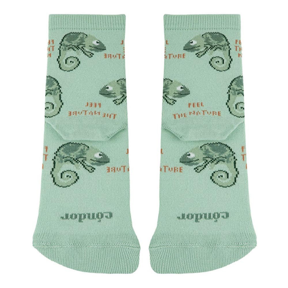 Calcetines barefoot fantasía Camaleón Verde
