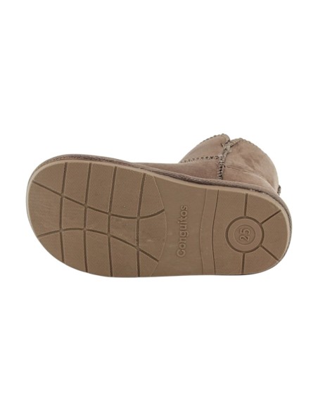 Botas australianas barefoot Conguitos Goflex Water repellent Taupe
