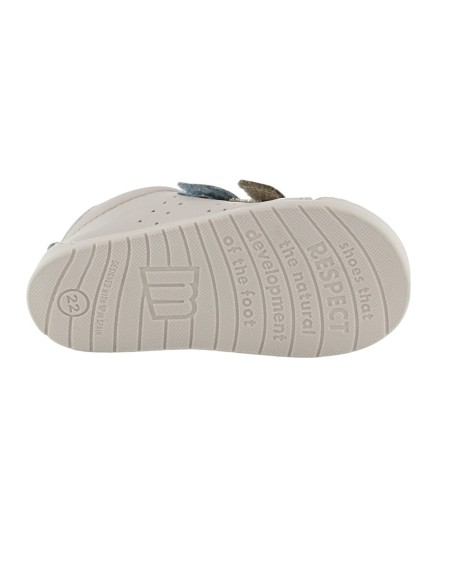 Zapatillas Mustang Free Beige-Celeste