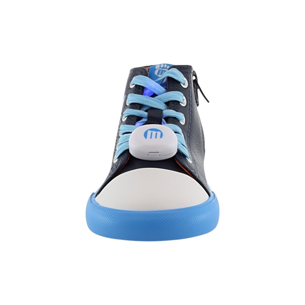 Zapatillas con luces barefoot Mustang Free Dino Marino