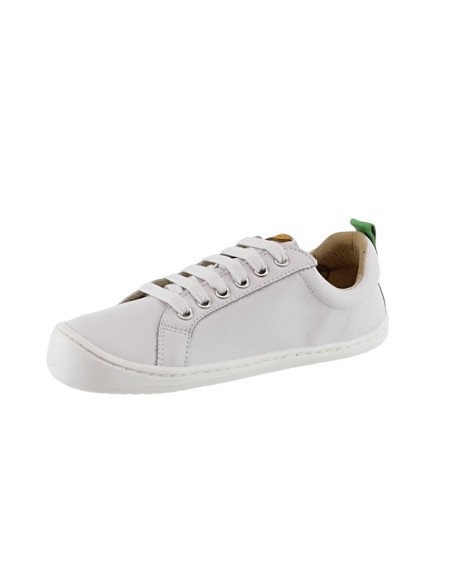 Zapatillas barefoot Flexi Nens S-8410-R Blanco-Verde