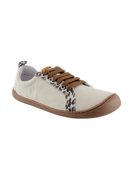 Zapatos barefoot Flexi Nens 8410 Beige-Leopardo