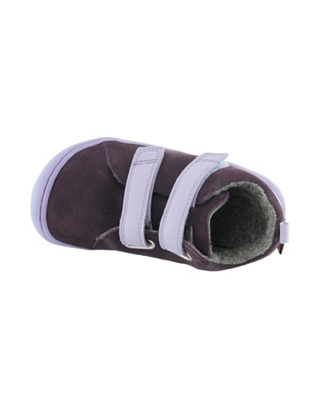 Botines barefoot Poppis Yoyo Beli Forro térmico