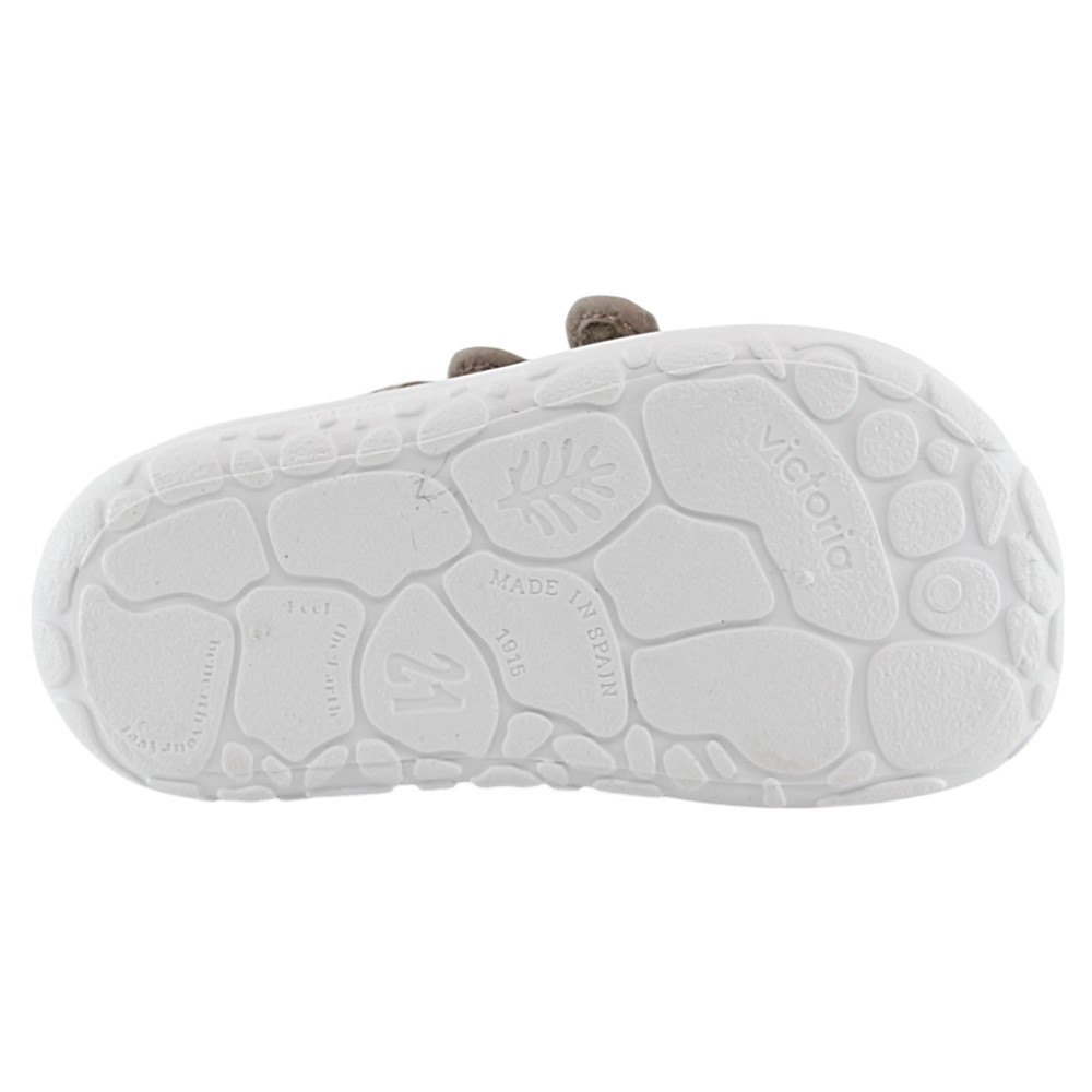 Zapatillas con velcros barefoot Victoria Bosco Beige