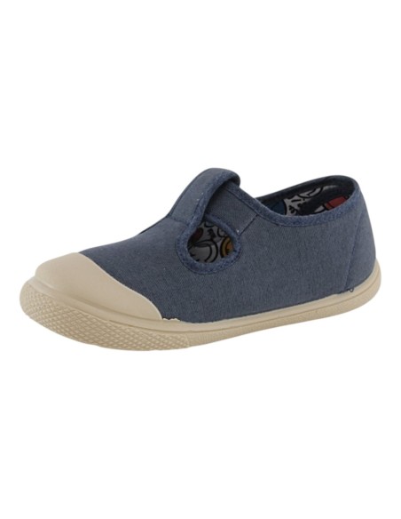 Zapatillas abiertas barefoot Flexibles Vulladi  8197 Jeans