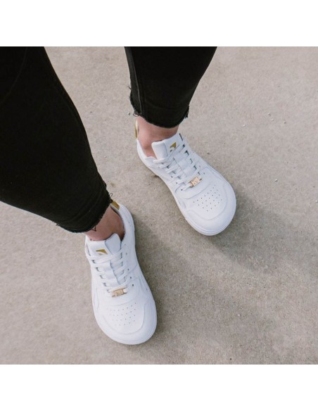 Zapatillas barefoot Barebarics Zing Blanco-Oro
