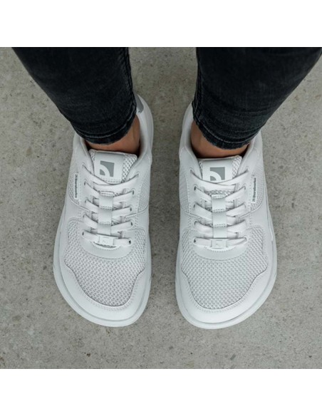 Zapatillas barefoot Barebarics Zing Fresh Blanco-Plata