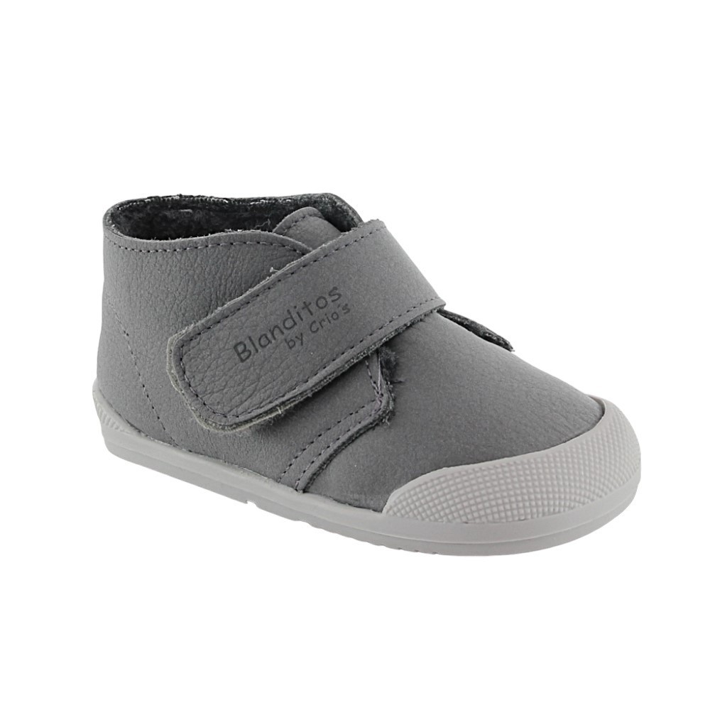 Botines respetuosos Blanditos Sansa Gris Borreguillo