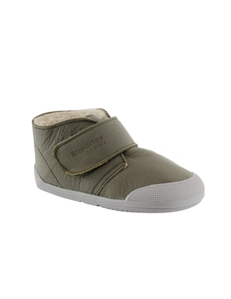 Botines respetuosos Blanditos Sansa Borreguilo Verde