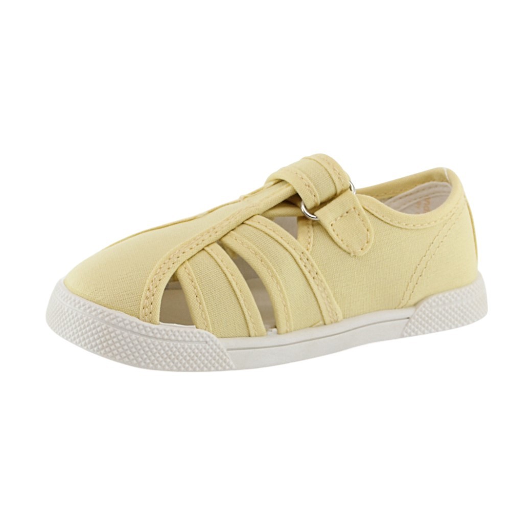 Sandalias de lona respetuosas Blanditos Mango Amarillo