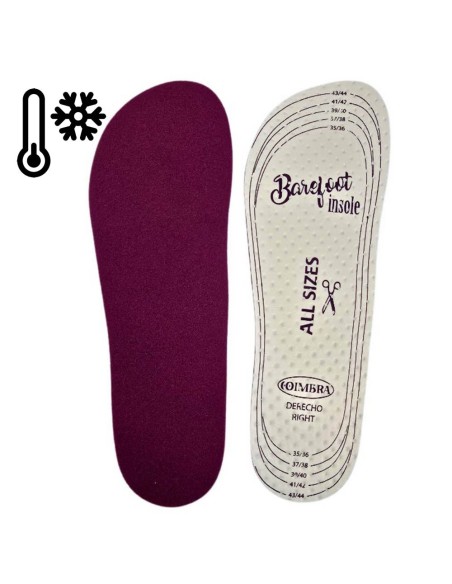 Plantillas Barefoot adulto recortables Coimbra Invierno Polar
