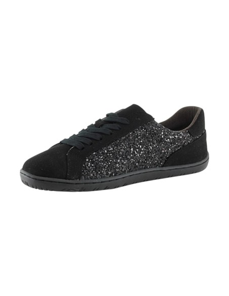 Zapatillas barefoot Coqueflex piso Adam Negro-Glitter