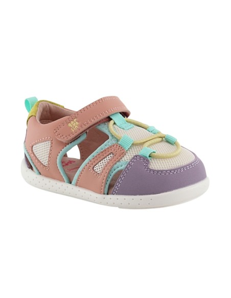 Sandalias respetuosas Garvalín 25236 Blanco-Lila