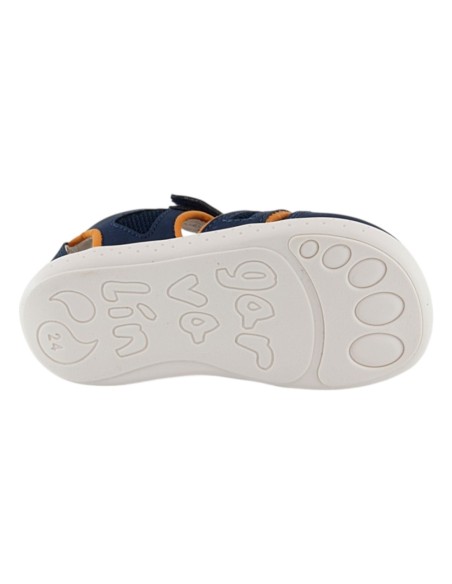 Sandalias cerradas Garvalin barefoot 252336 Azul