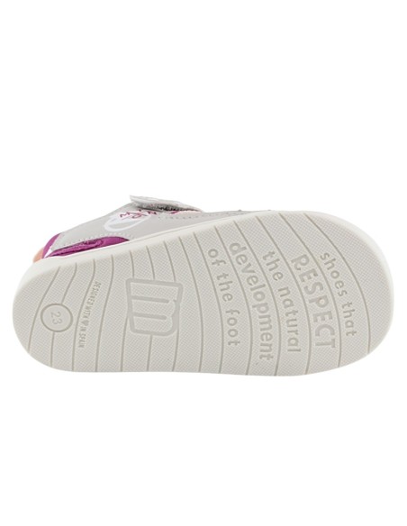Sandalias barefoot Mustang Free Fucsia-Blanco