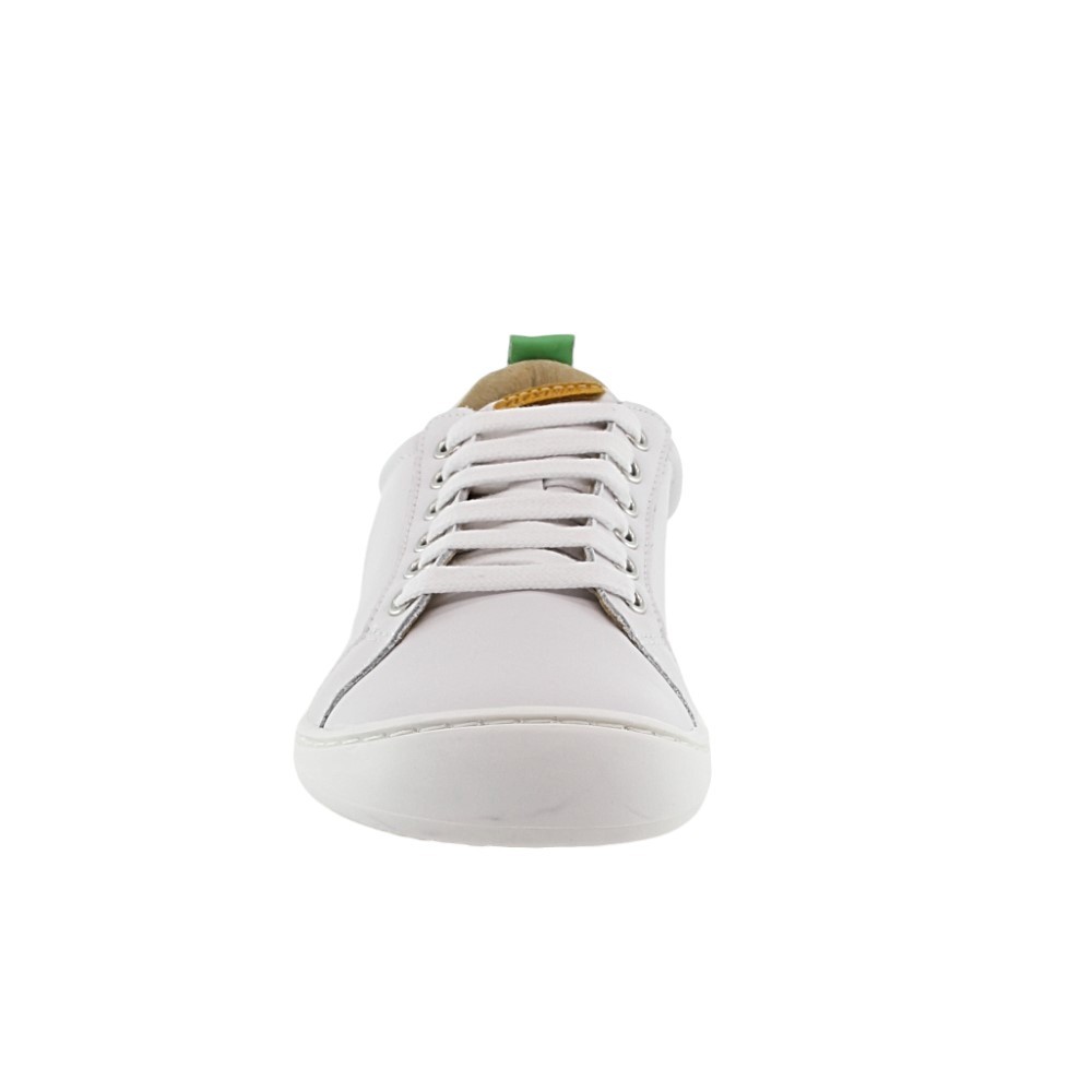 Zapatillas barefoot Flexi Nens S-8410-R Blanco-Verde