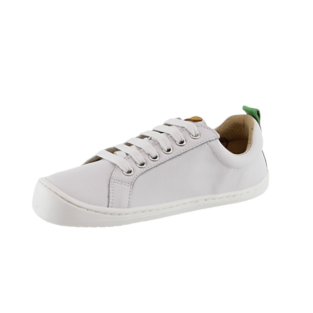 Zapatillas barefoot Flexi Nens S-8410-R Blanco-Verde