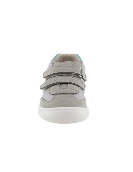 Zapatos barefoot Piruflex PF174-6 Gris claro Amarillo