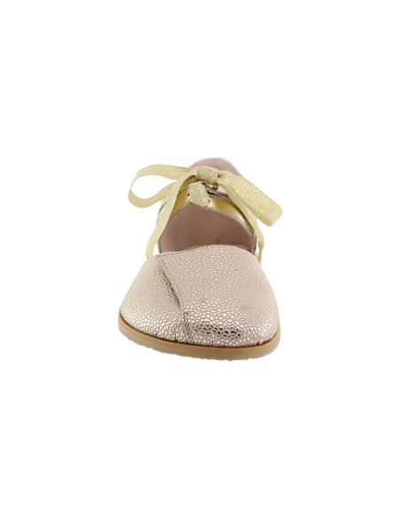 Sandalias barefoot Poppis Zoe Dorada