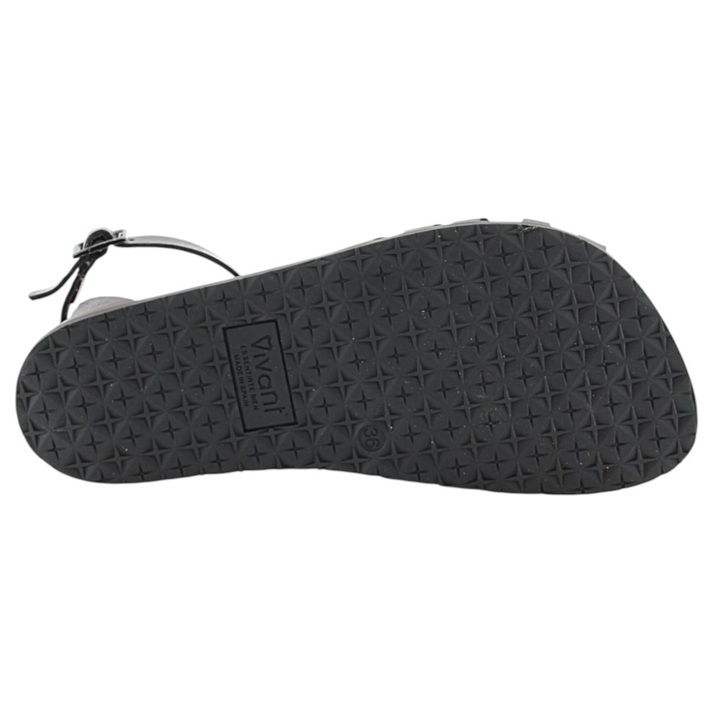 Sandalias barefoot Vivant Helia Metal Acero