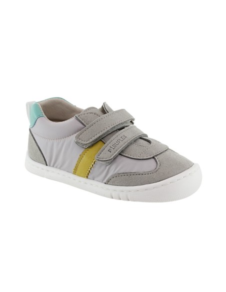 Zapatos barefoot Piruflex PF174-6 Gris claro Amarillo