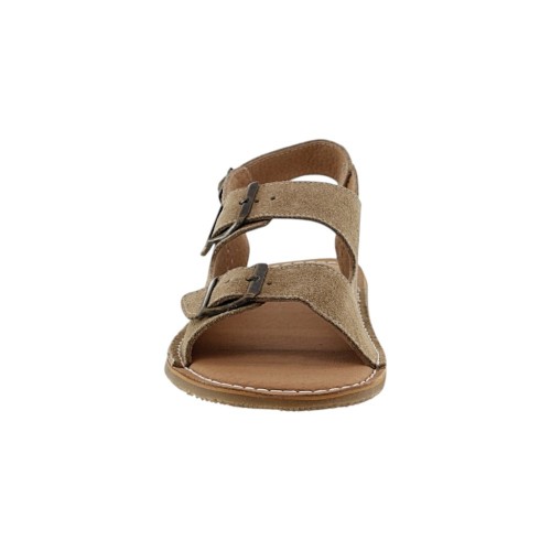 Sandalias barefoot Boston Lamine Serraje Marrón 2
