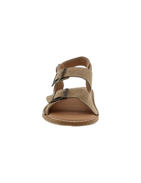 Sandalias barefoot Boston Lamine Serraje Marrón
