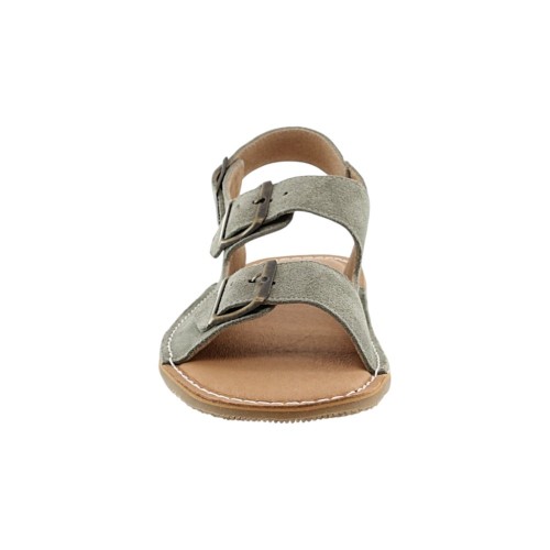 Sandalias barefoot Boston Lamine Serraje Verde 2