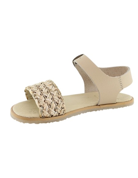 Sandalias barefoot Flexi Nens 5749-PR suela Prime Camel-oro