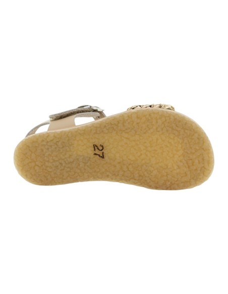 Sandalias barefoot Flexi Nens 5749-PR suela Prime Camel-oro