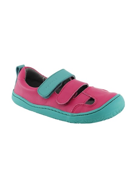 Sandalias Poppis Somer Magenta Piel