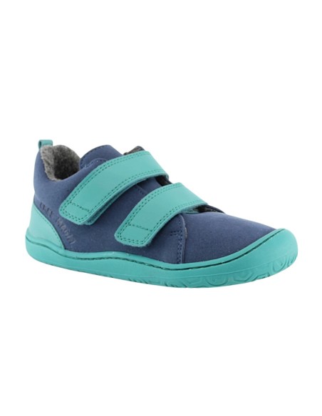 Botines barefoot Poppis New Yoyo Aqua forro térmico