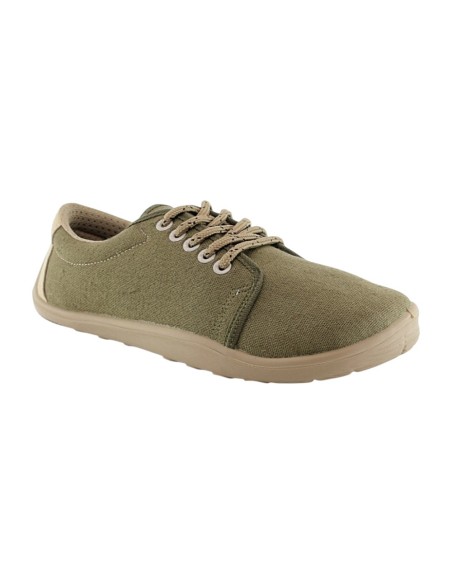 Zapatillas de lona barefoot 4.Bare 4.Hemp Kaki