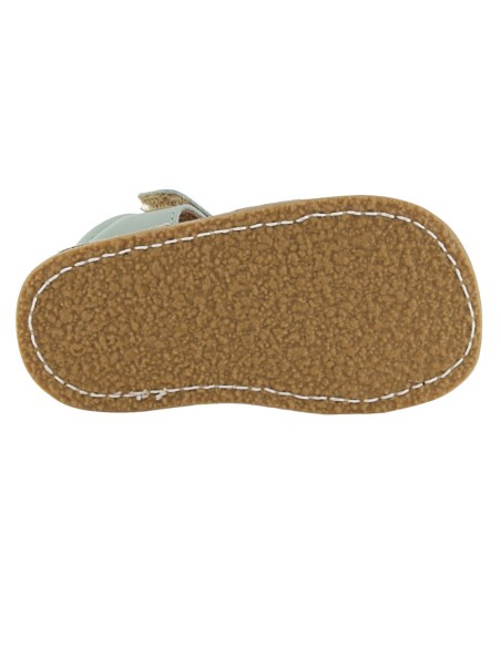 Sandalias respetuosas Velcro Alegria Turquesa