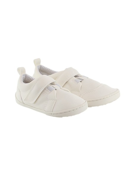 Zapatillas barefoot Baby Lobitos Tiza Blanco