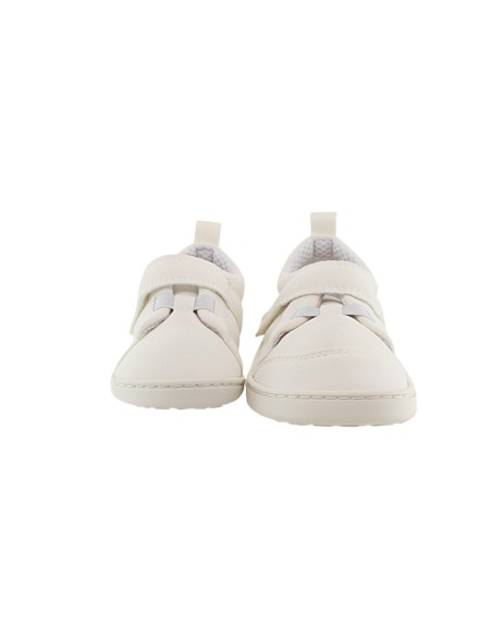 Zapatillas barefoot Baby Lobitos Tiza Blanco