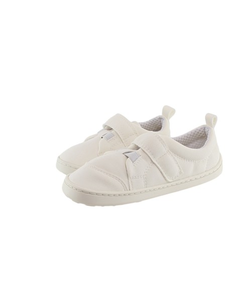 Zapatillas barefoot Baby Lobitos Tiza Blanco