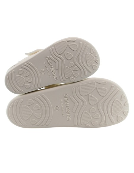 Zapatillas barefoot Baby Lobitos Tiza Blanco