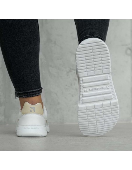 Zapatillas barefoot Barebarics Zing Blanco-Crema