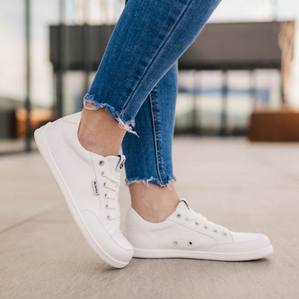 Zapatillas de lona barefoot Be Lenka Rebound Blanco