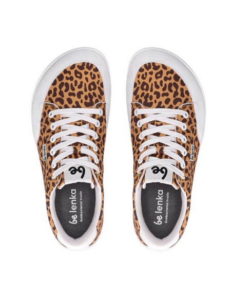 Zapatillas de lona barefoot Be Lenka Rebound Leopard