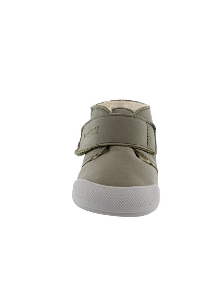 Botines respetuosos Blanditos Sansa Borreguilo Verde