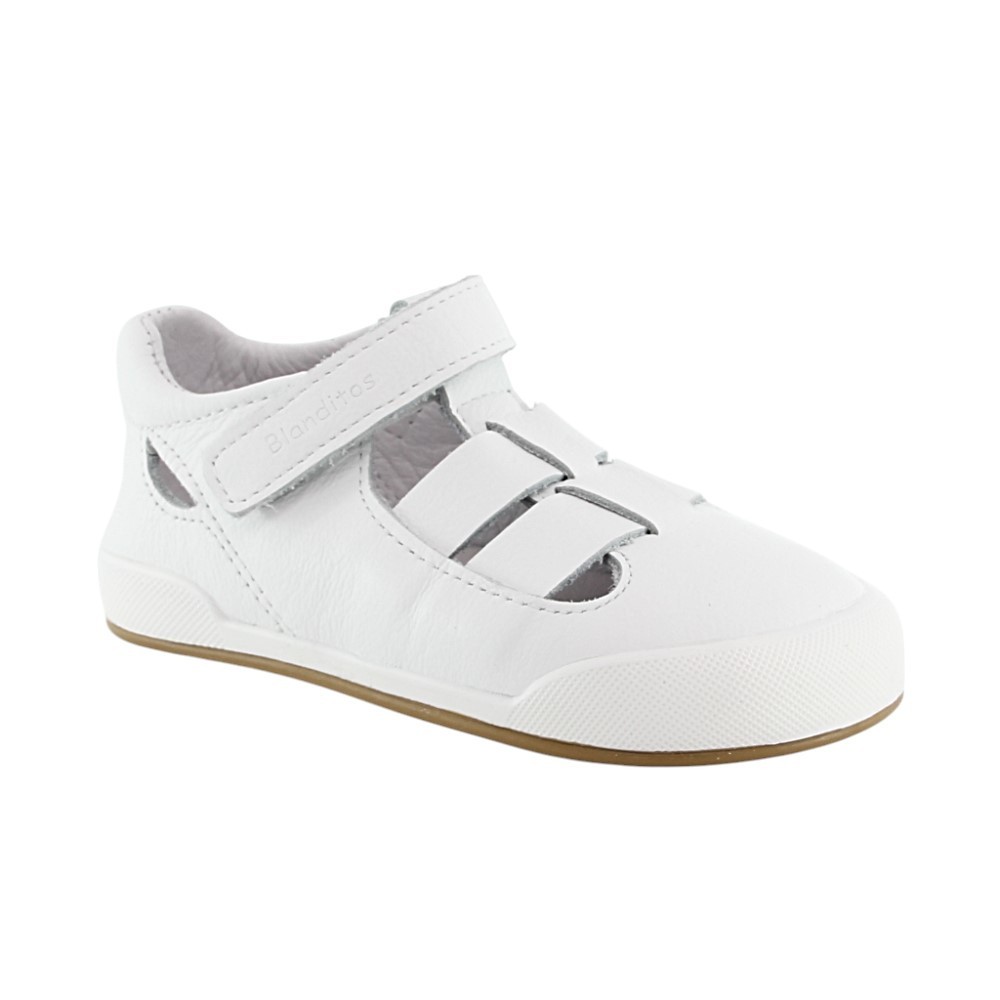 Sandalias cerradas barefoot Blanditos Oceano Blanco