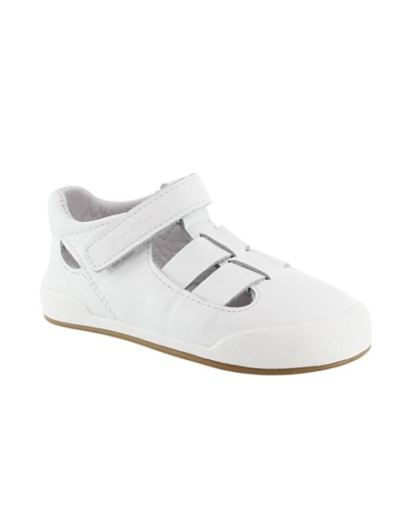 Sandalias cerradas barefoot Blanditos Oceano Blanco